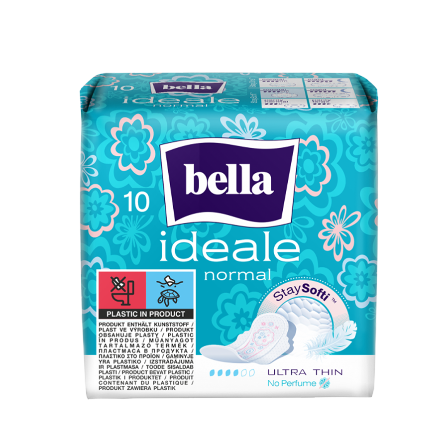 بيلا ايديل راحة وجفاف تام 10 فوطة حساس