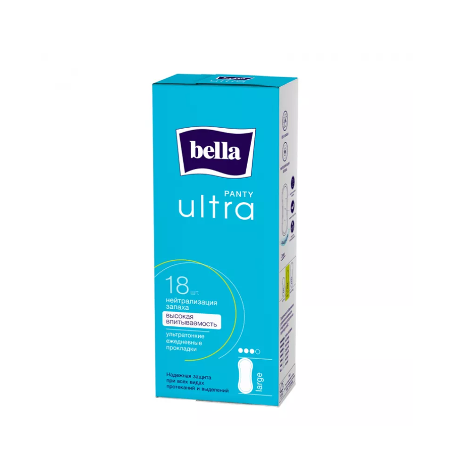 بيلا يومية الترا فائقة الامتصاص والنعومة 18 فوطة طويل