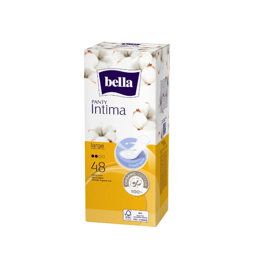 بيلا يومية انتيما  طويلة 48 فوطة قطن 100% طبيعي