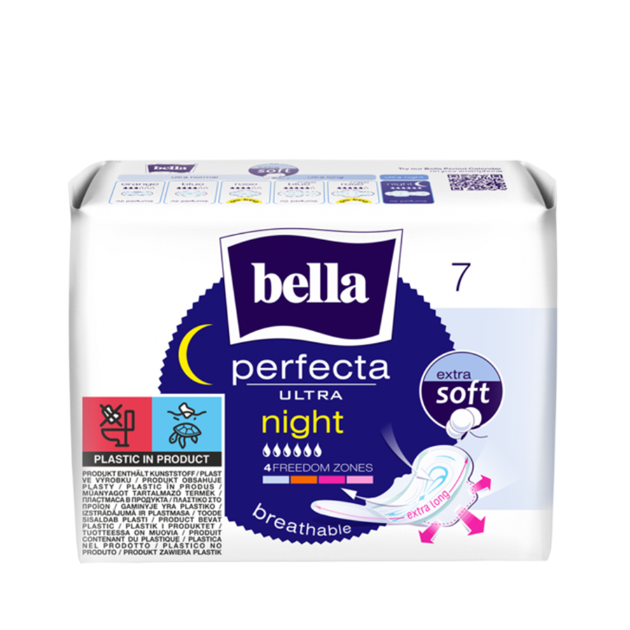 بيلا بيرفكتا الترا ليلي حساس فائق النعومة 7 فوطة