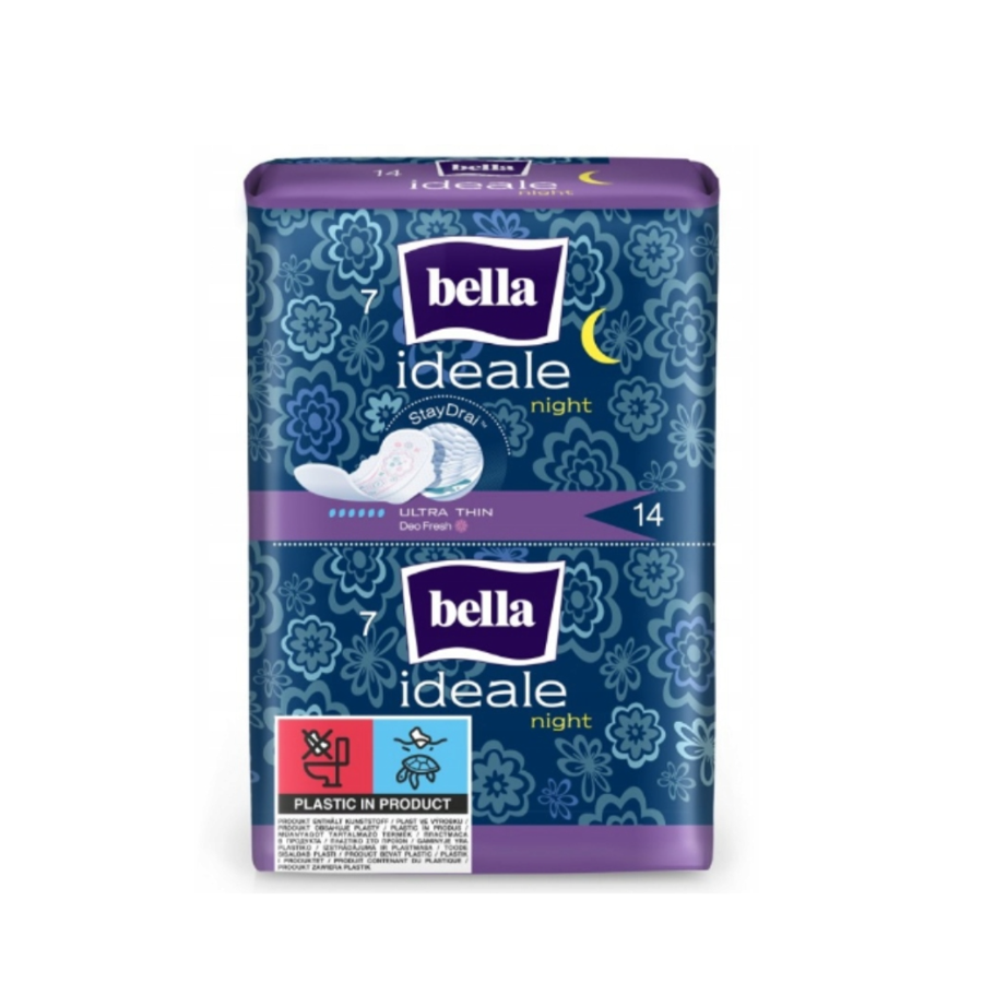 بيلا ايديل ليلية راحة و جفاف تام 14 فوطة معطرة