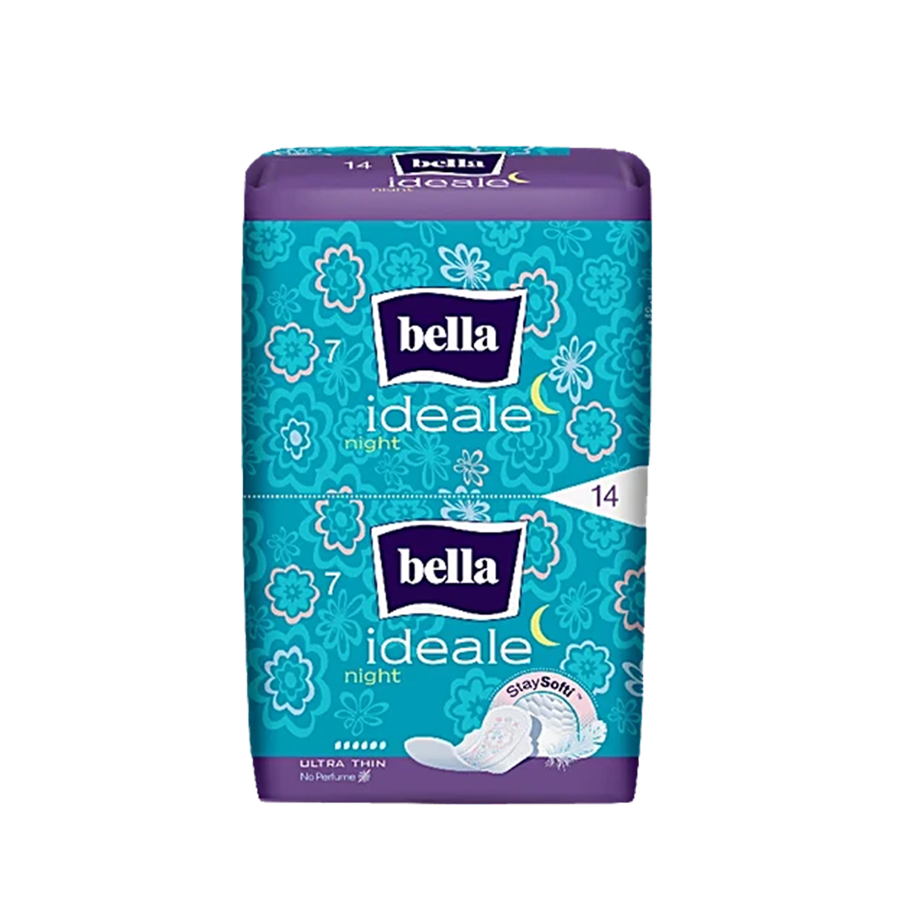 بيلا ايديل ليلية راحة وجفاف تام 14 فوطة  حساس