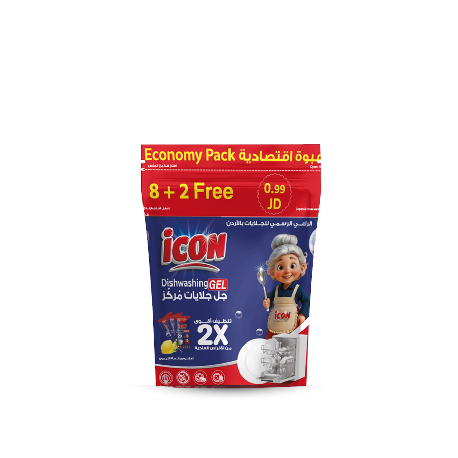 ايكون جل جلايات مركز | ساشيت 10 جليات العبوة الاقتصادية