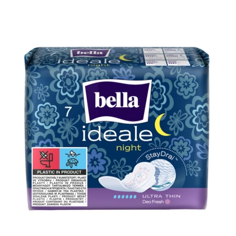 بيلا ايديل ليلية راحة وجفاف تام 7 فوطة معطرة